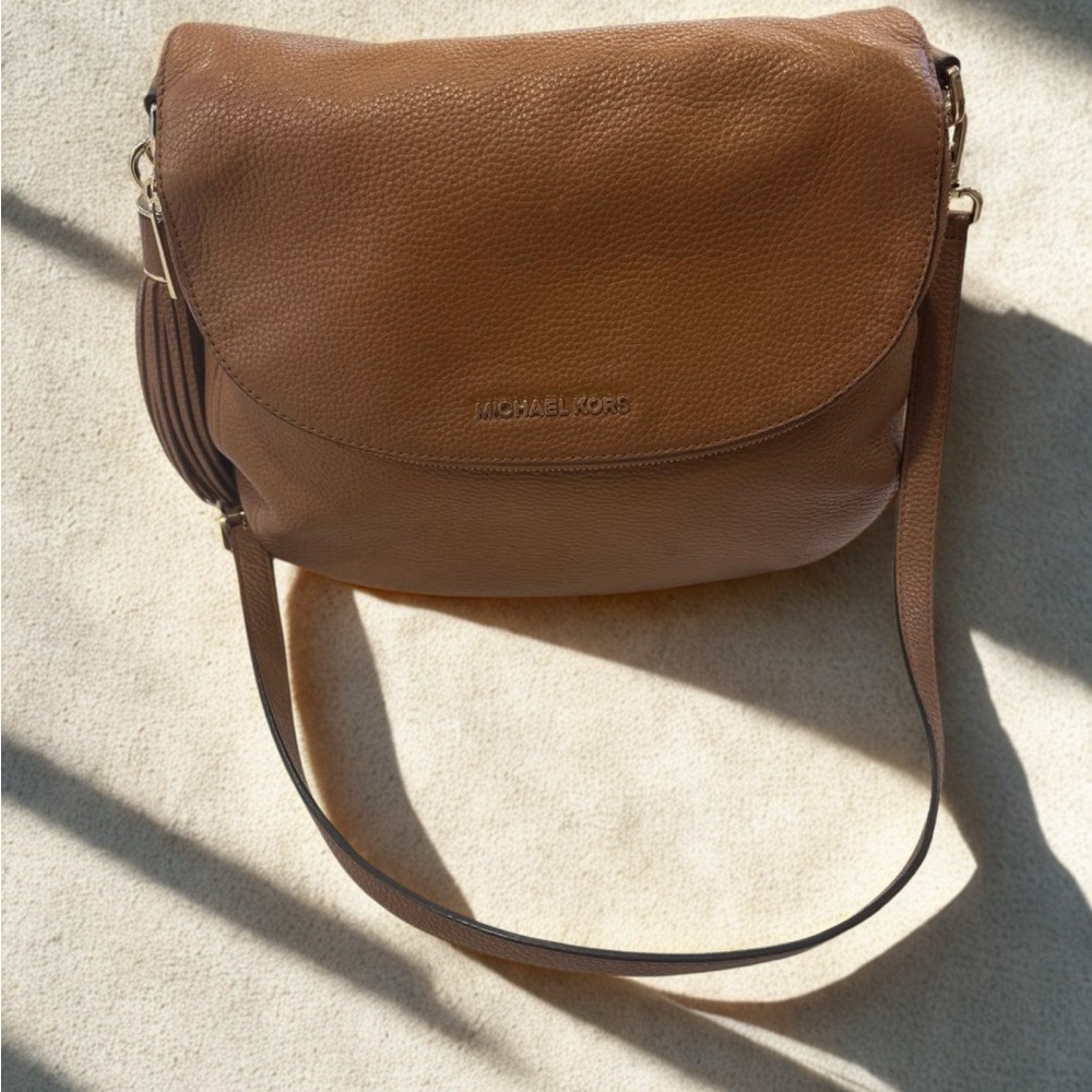 Michael Kors Tan Leather Shoulder Bag